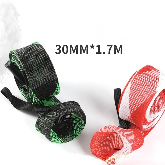 Fishing Rod Socks Sleeve Cover Braided Mesh Reusable Rods Pole Telescopic Protector  Bag Fishing Tools Wear Resistant Accessories - AliExpress