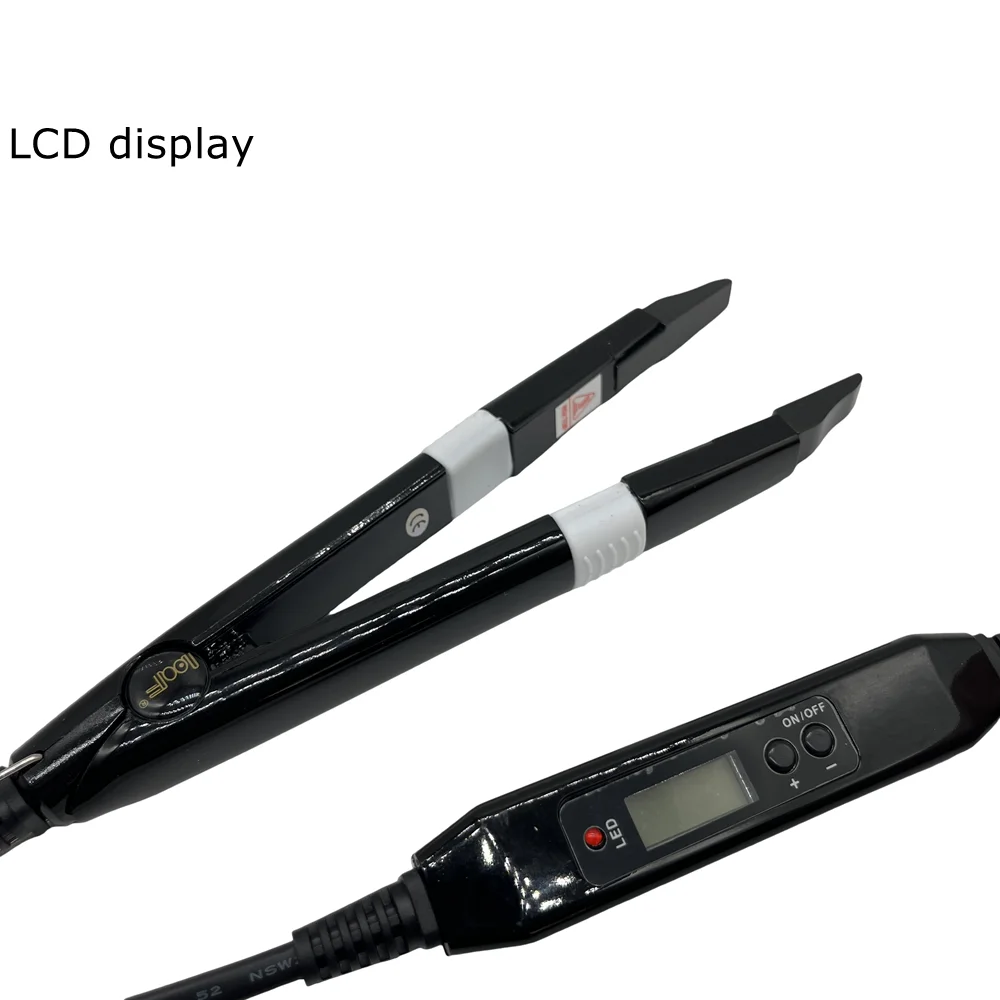 Temperature Control Hair Connector Iron