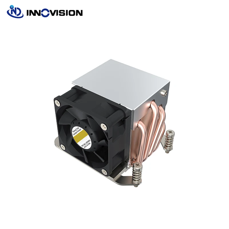 Dissipador Ativo para Amd Ryzen Cooler Cpu 2u Am4 Am5 Ventilador de Alta Velocidade 6025 4pin Pwm Embutido Heatpipe