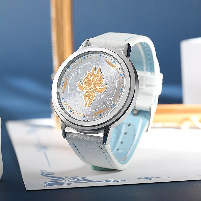 

Часы наручные светодиодные с мультяшным аниме, модные водонепроницаемые электронные для косплея мальчиков и девочек, с сенсорным экраном, подарок для студентов