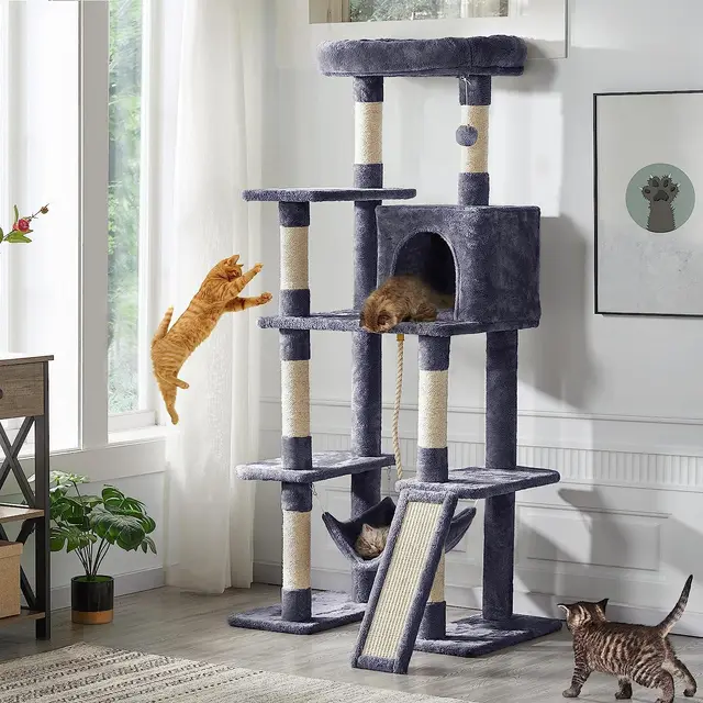 63-Inch Multi-Story Cat Tree 2