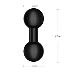 Universal Ball Head Mount with 1/4 Screw Adapter for Action Cameras and Devices