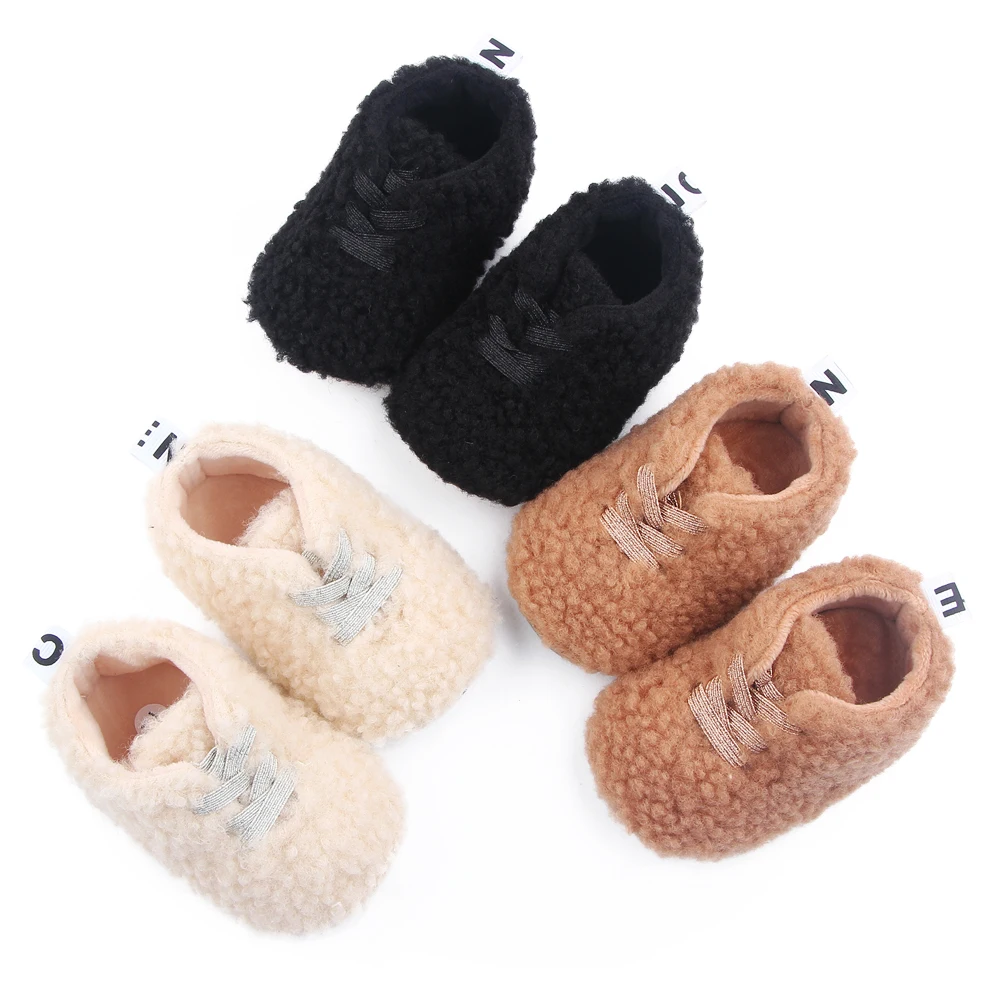 Baby Winters chuhe Kleinkind erste Walking Kinderschuhe TPR Sohle Anti-Rutsch-Weich korallen Samt Baumwolle warme Lingng Schuhe Mode d2691 – Detail 19