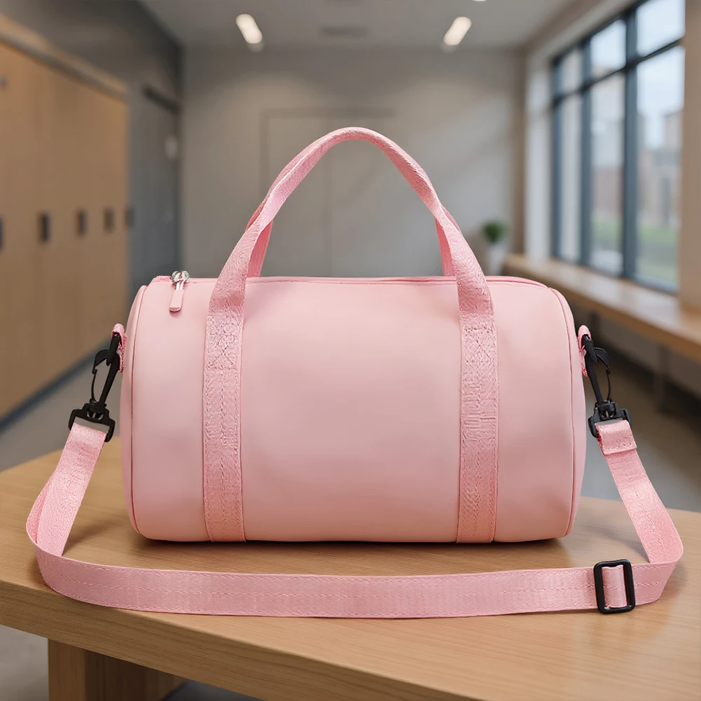 Ballerina Bag Solid Color Small Duffle Bag Lightweight Dance Jazz Storage Bag for Fitness Workout Travel Dance Ballet Swim