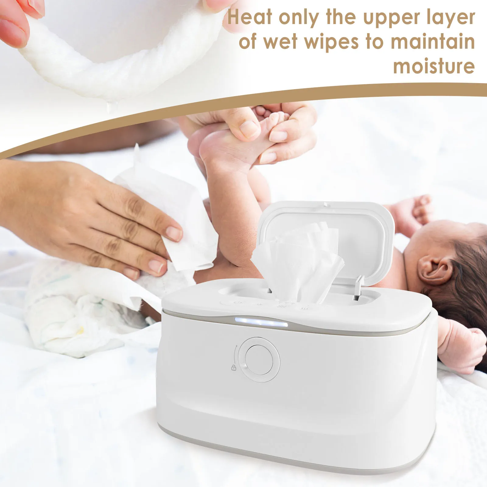SHASUXTING Baby Wipe Warmer Thermostat Baby Wipe Heater Even