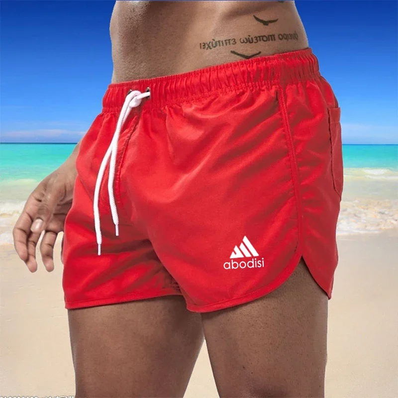 Short de bain imprimé pour homme, maillot de bain sexy, short de plage, pantalon de planche de surf, séchage rapide, été