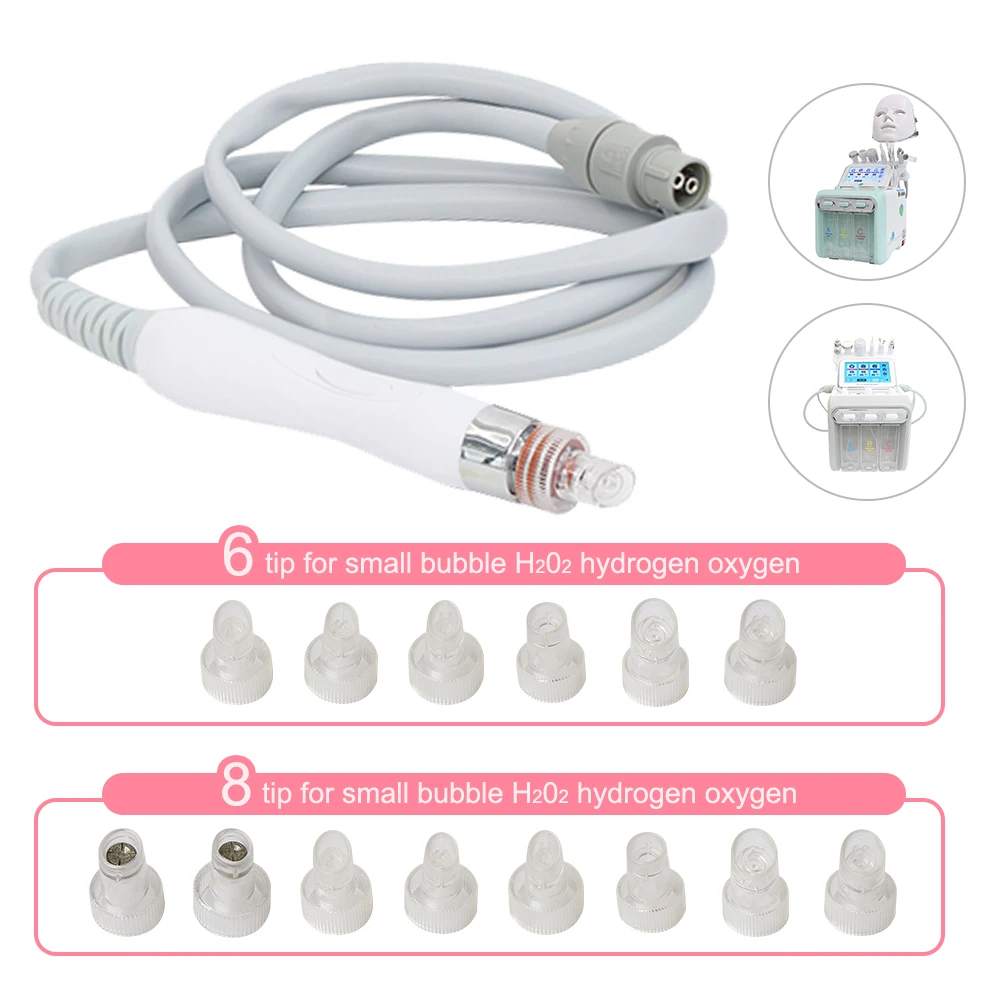 

Сменный пластиковый наконечник Hydra для ухода за кожей лица, аксессуары для ухода за кожей H2O2, водная кислородная дермабразия, пилинг, Очищение лица