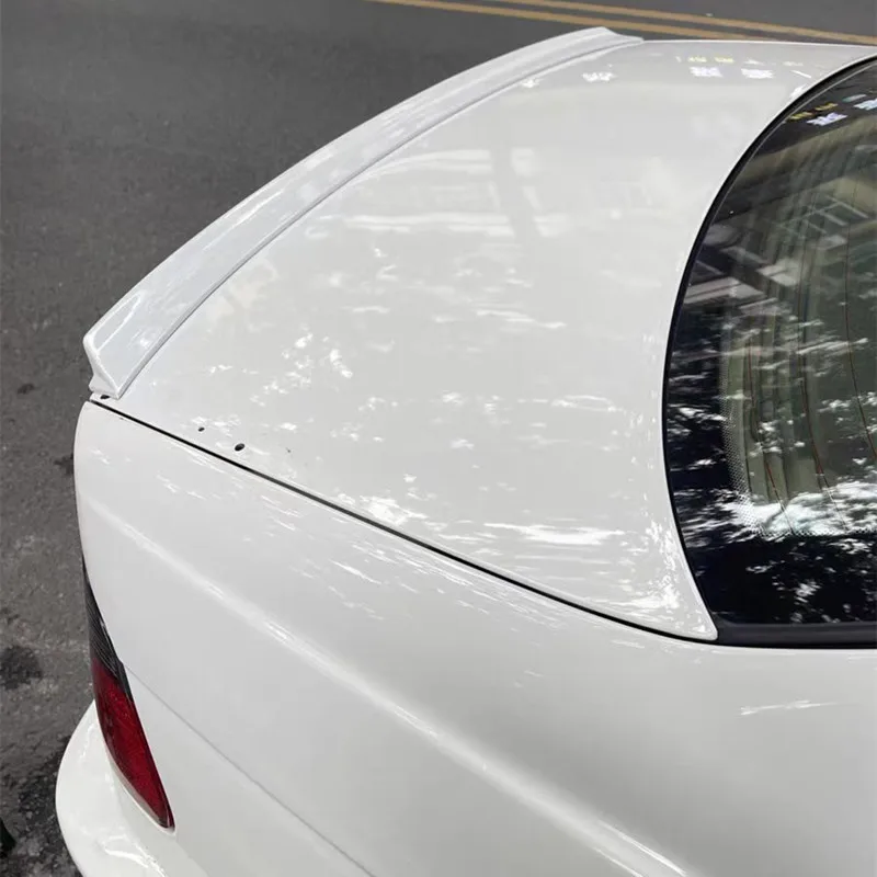 リアスポイラー ウイング 汎用 ABS カーボン E46 E90 E36 カローラ シビック セダン M3 スタイル 1998-2006 年 BMW 3 シリーズ E46 ABS 黒スポイラーセダンカーボンファイバーリアウイングカーアクセサリー -  AliExpress