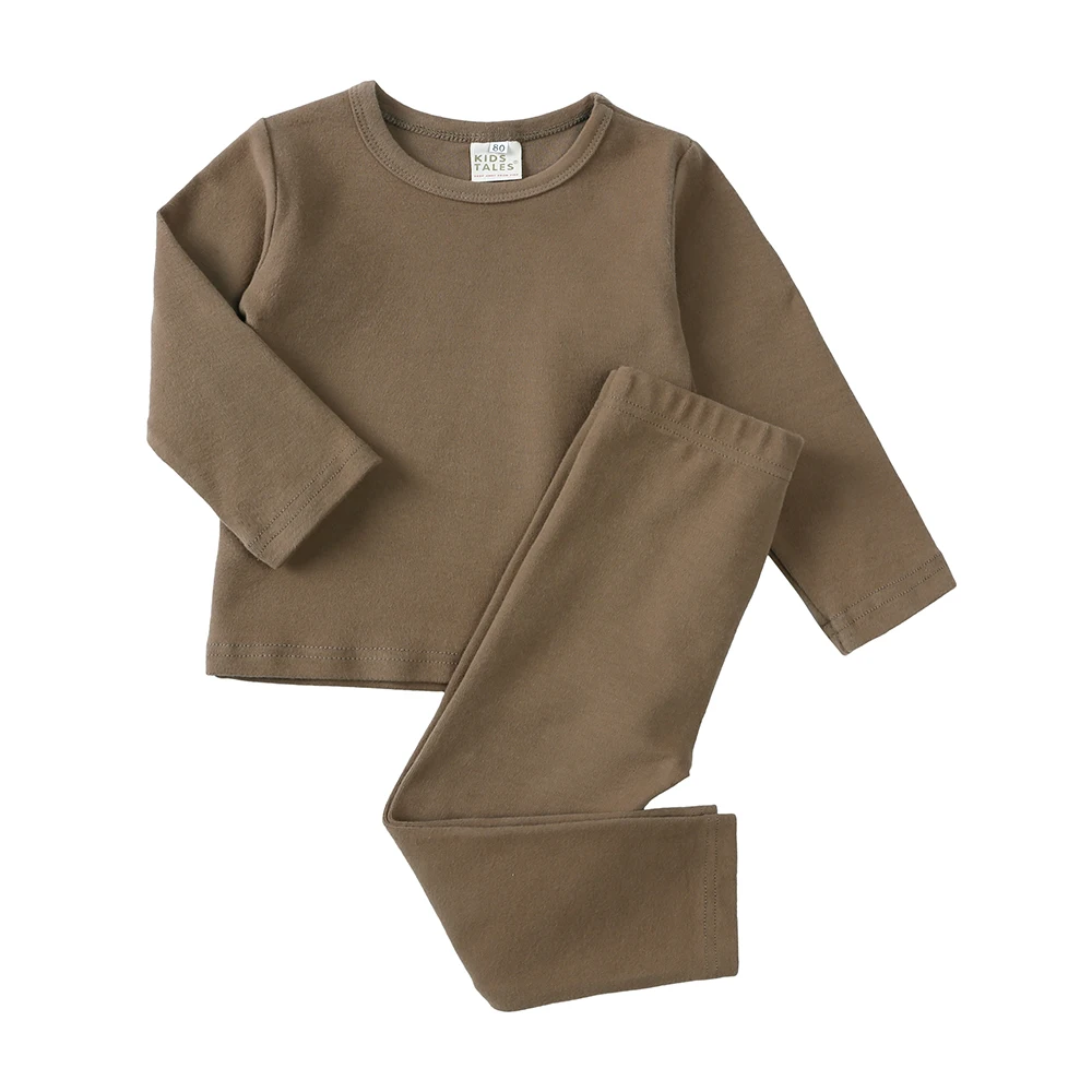 Spring Cotton Toddler Pajamas Set 5