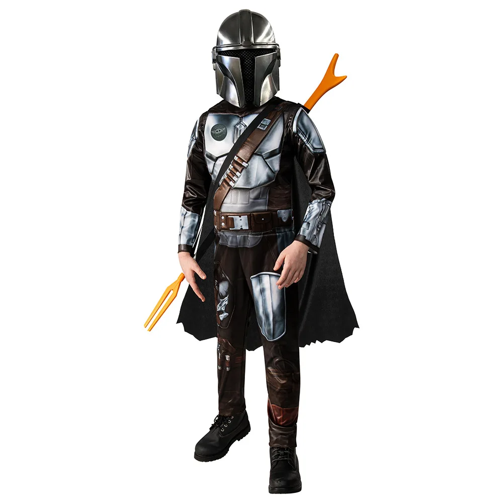 Halloween Costumes for Boy Children Anime Cosplay Galaxy Bounty Hunter Mandalorian Costume Fantasy Armor Suit with