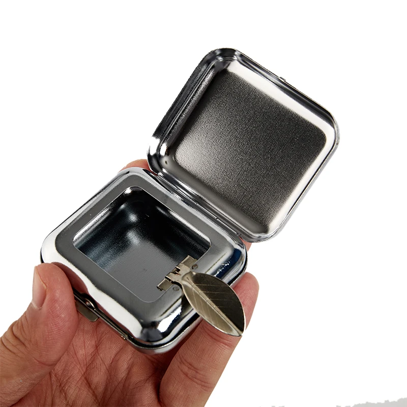 Fashion Pocket Ashtray With Lids Outdoor Portable Ashtray Bar Hotel Home portable ashtray cigarettes ashtray silicone ashtray stainless steel ashtray metal ashtray air purifier ashtray wood ashtray ceramic ashtray