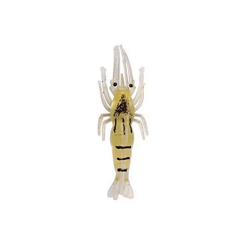 Nachtangelköder Leuchtende Grashähnchen Hochrealistischer Weichköder Mini 4cm Künstliche Köder Set 10 Stück – Detail 6