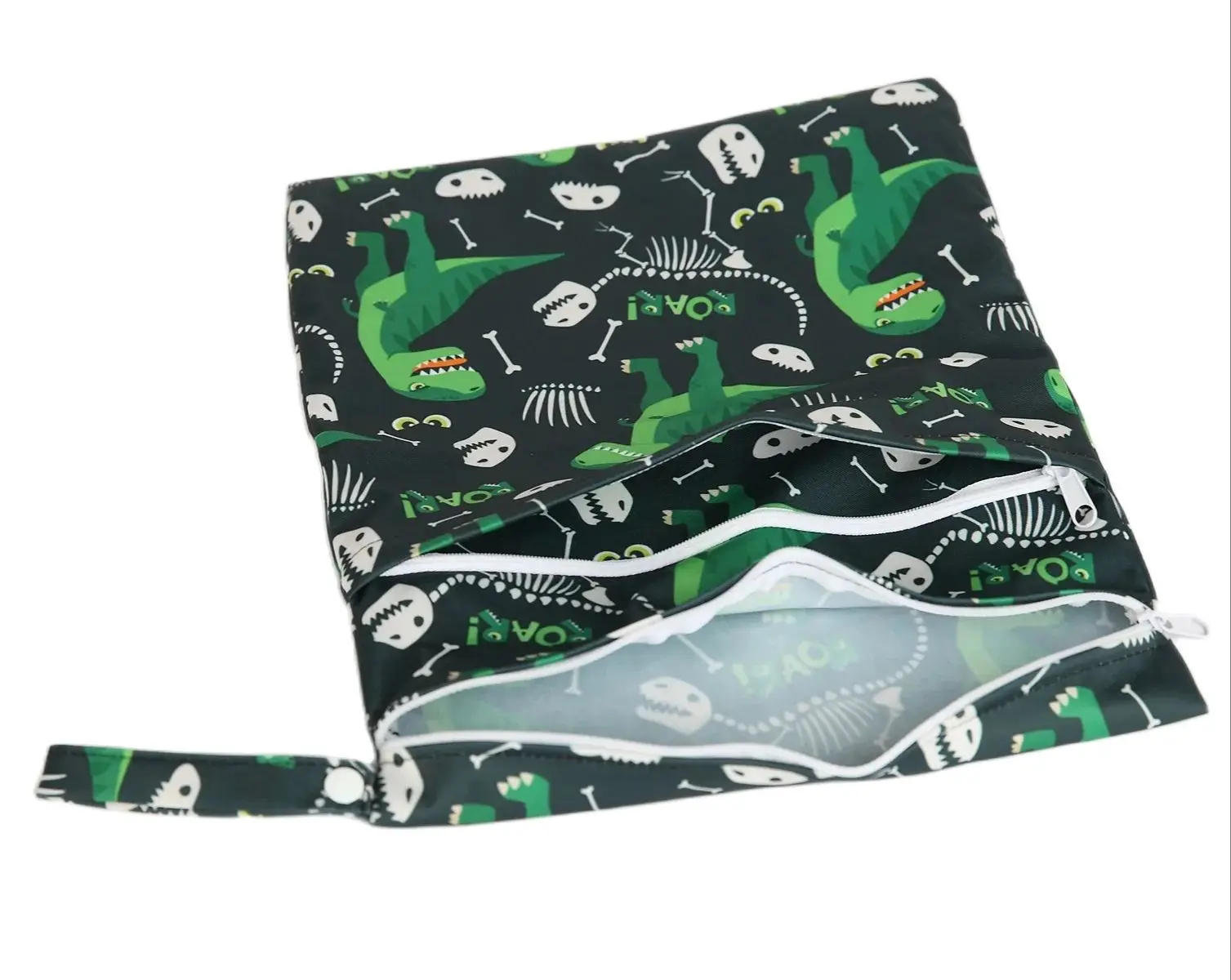 [Sigzagor]1 Wet Dry Bag Diaper Bag Nappy Insert Two Zippered Baby Waterproof Reusable Skull Jack Skeleton 100 Designs diaper bag diaper pouch