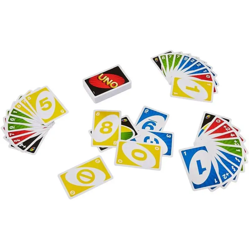 UNO Family Card Game, inclui 112 cartões em uma lata de