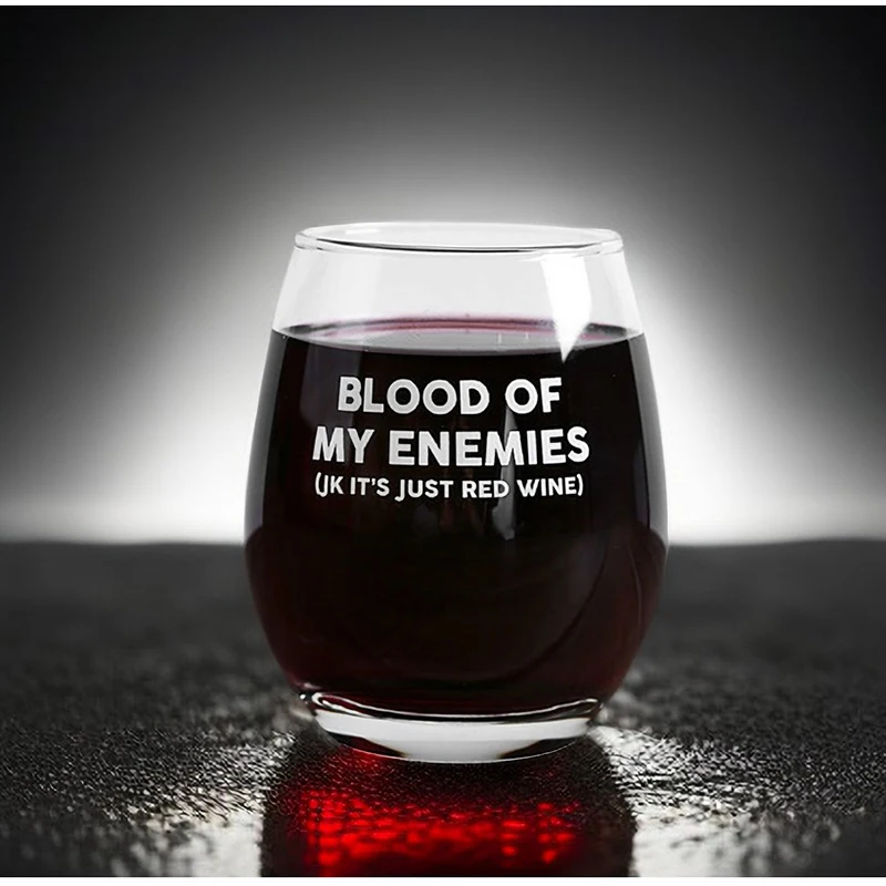 Wine Glass Mug 12oz Coffee Tea Cup Beer Party Gift
