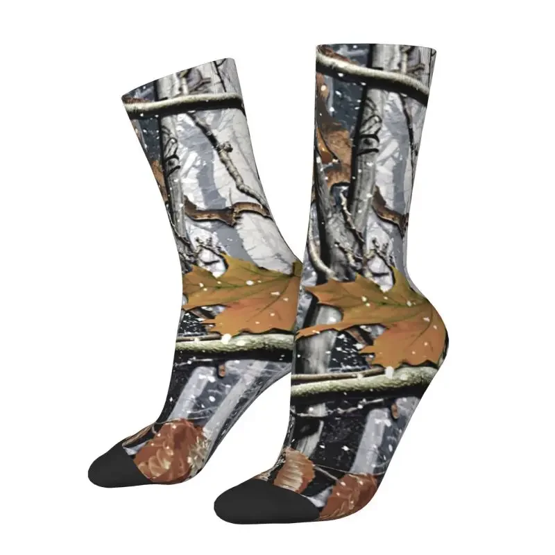 

Модные армейские камуфляжные носки счастливого платья с рисунком настоящего дерева, короткие носки с 3D-принтом, новинка, уличные носки для мужчин и женщин