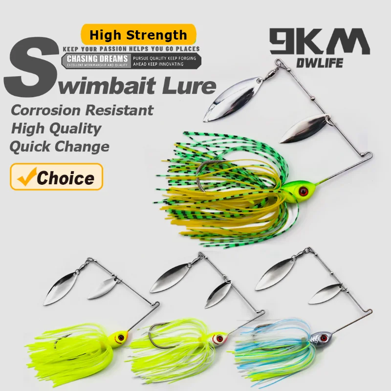 Bass Freshwater Spinner Bait 1