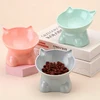 Hot pet high foot bowl Cat cutlery Cat bowl dog bowl anti-upset water bowl Food bowl cat food bowl dog food bowl 3