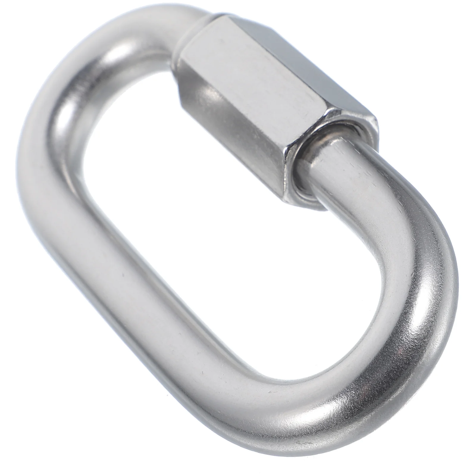

Stainless Steel Quick Connector Chain Links Threaded Repair Rope for Trailer Heavy Duty Carabiner Clip