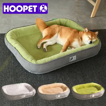HOOPET 반려동물 침대 사각형 고양이 둥지, 소형 중형 대형견 소파 매트 쿠션, 반려동물 컴포트 침대, 반려동물 용품 액세서리