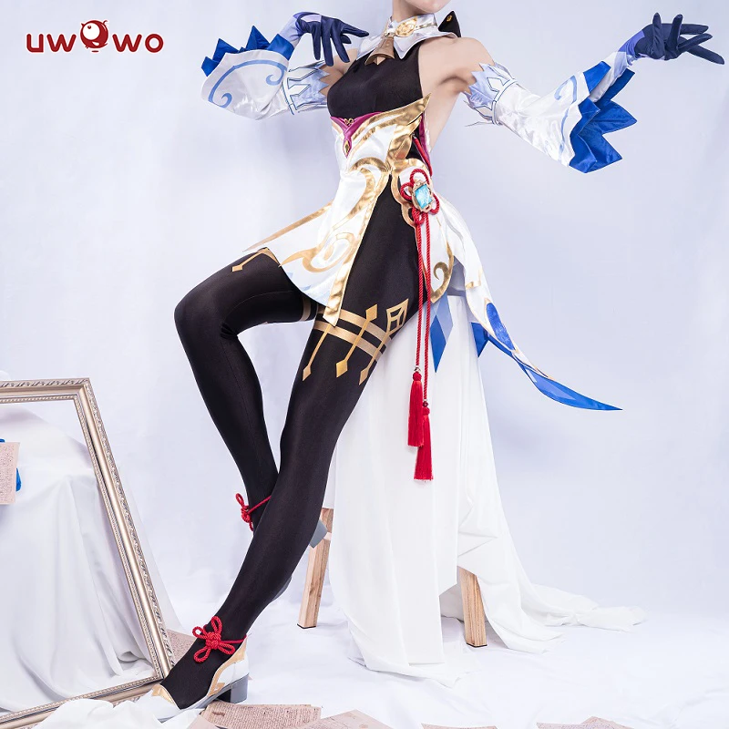 Only S M L XL XXL UWOWO Ganyu Cosplay Game Genshin Impact Cosplay Ganyu Halloween Christmas Costumes Gan Yu Outfit