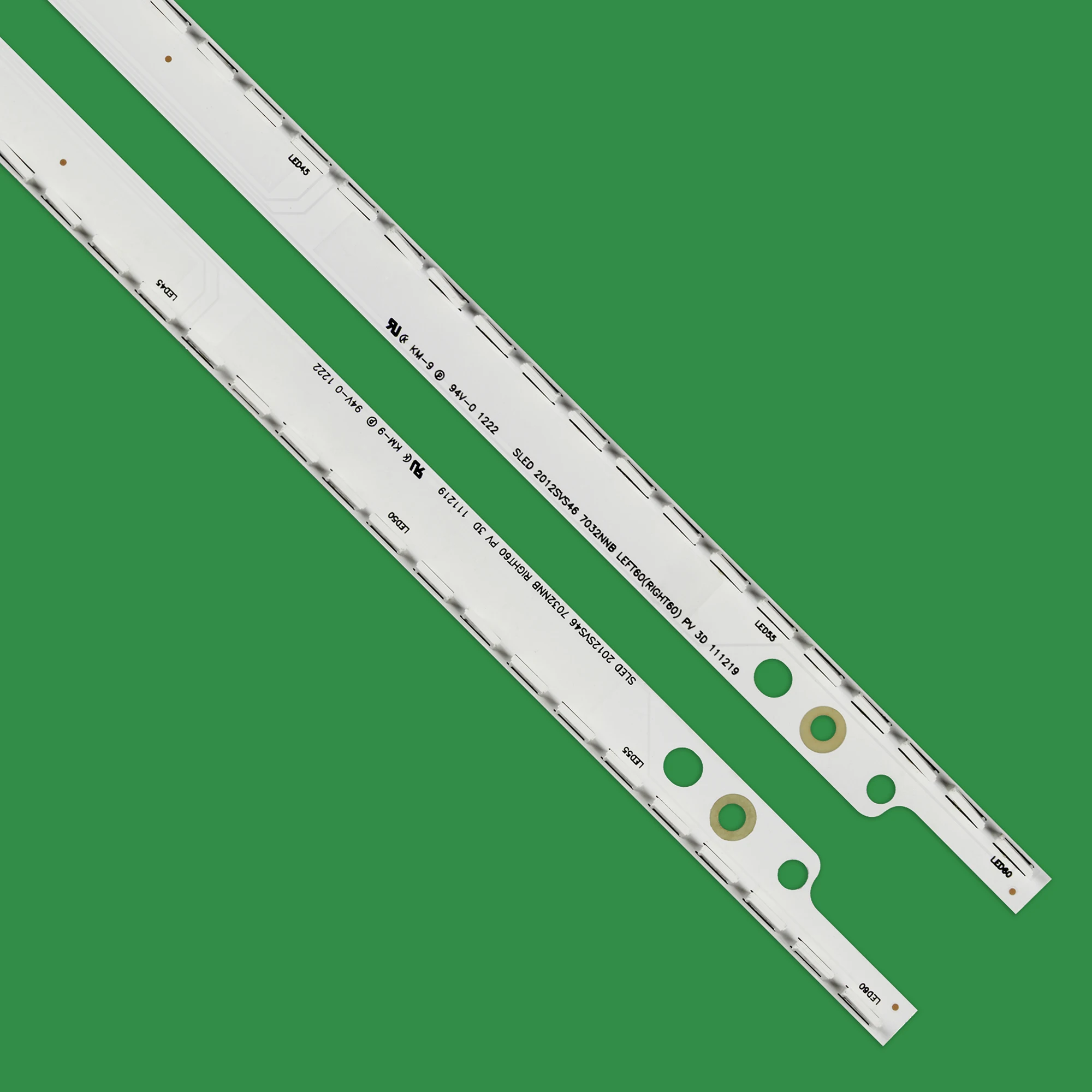 Tira Conduzida Luz de Fundo para Samsung 46 tv Ua46es6100 Ua46es6700 Ua46es7000 Ue46es5500 Ue46es6560 Ue46es6900u Bn9621713a Bn96-21714a - Imagem 3