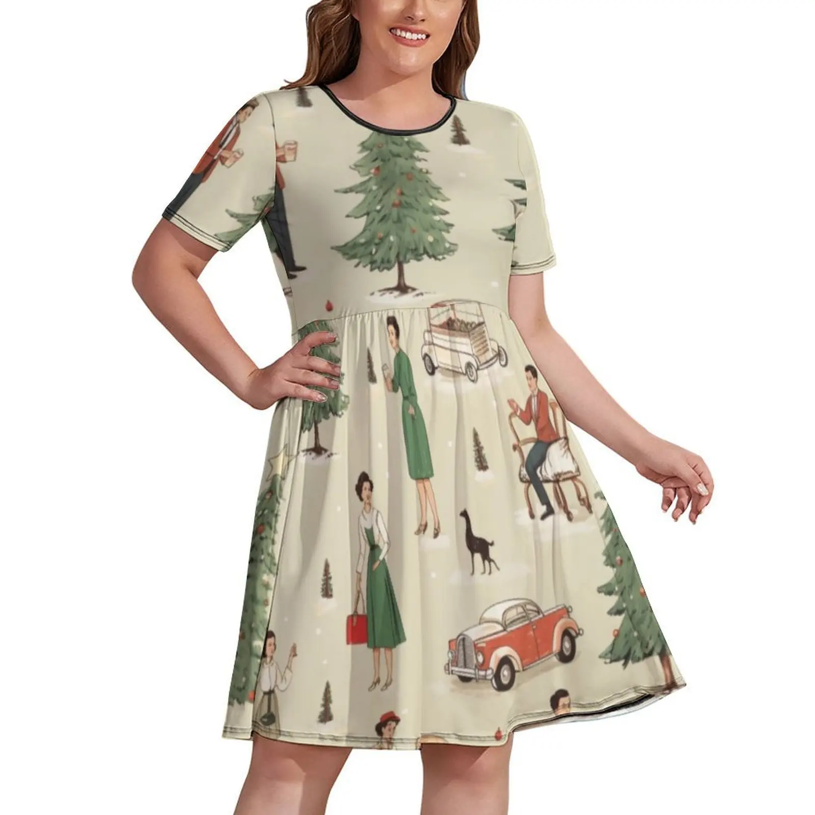 

Confusing Christmas for a Dog Dress dresses for prom purple dress