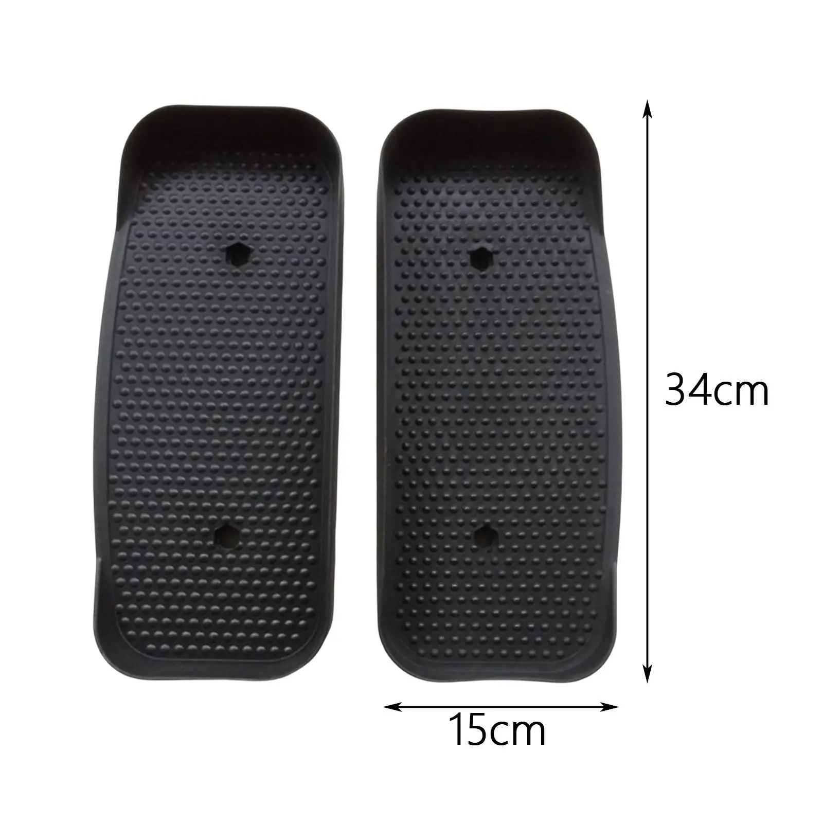 Elliptical Trainer Foot Pedals Lightweight Fitness Equipment Replacement Gear Easy to Install Non Slip Gym Pedal Accessories 6