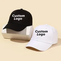 Custom Design Logo Personalized Pattern Printed Baseball Cap Women Man Casual Solid Color Hip Hop  Snapback Dad Adult Hat 1