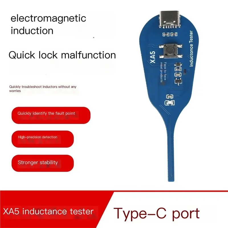 XA5 전자기 비접촉식 인덕턴스 테스터, 휴대폰 PCB 마더보드 수리 진단 및 결함 감지 도구