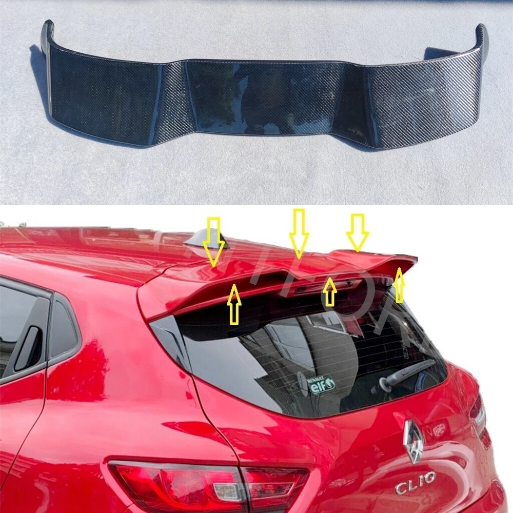 Kit de corps d'aile arrière de toit en plastique ABS URA, Spomicrophone  arrière, accessoires extérieurs, Renault Clio 5 RS 19-20 - AliExpress