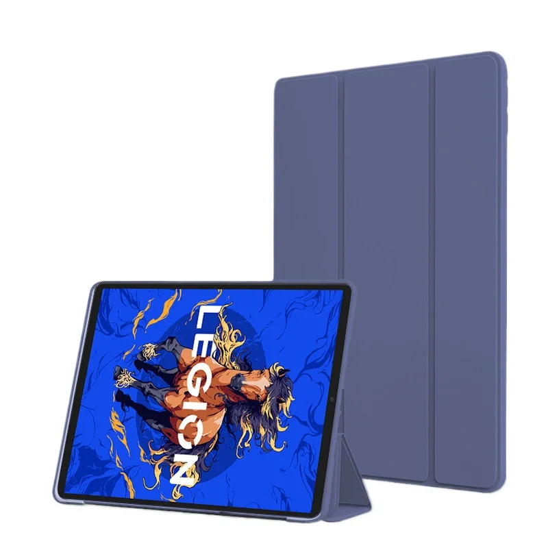 Magnetic Trifold Stand Silicone Case Cover