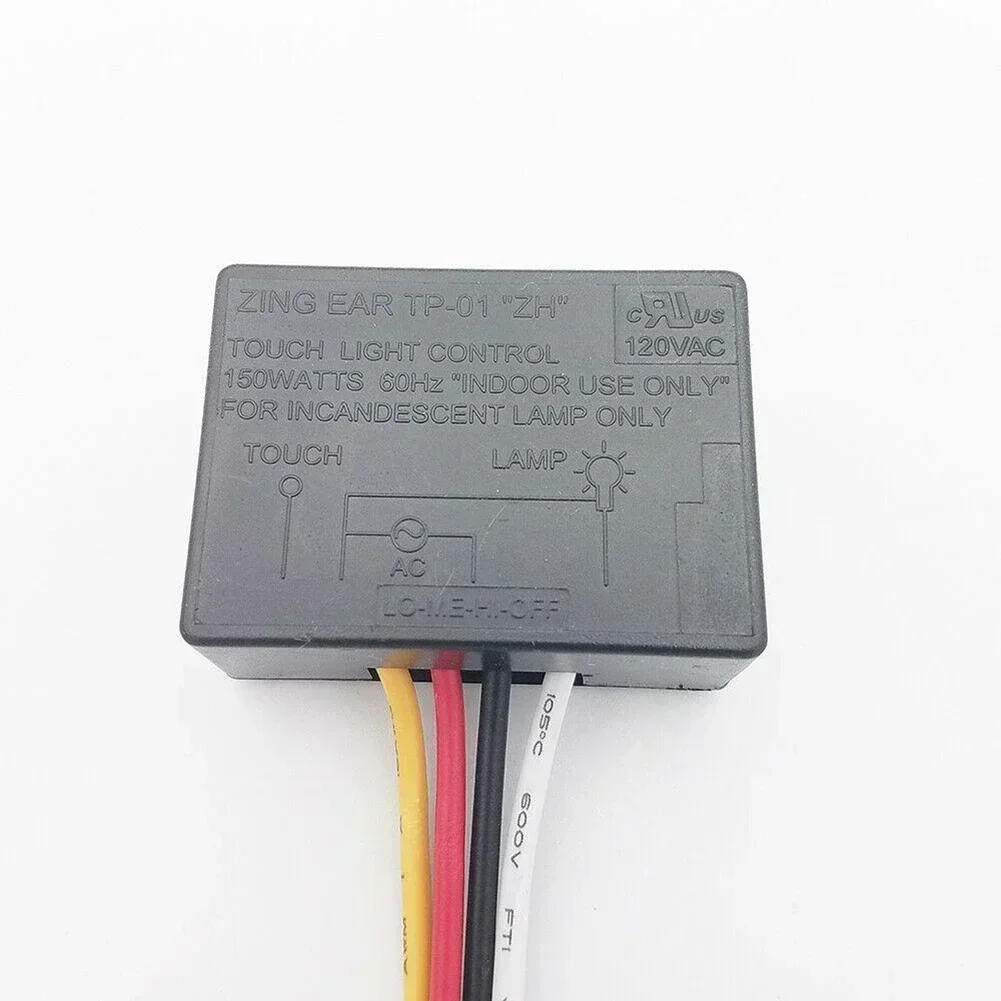 Zing Ear Module Sensor 3 Way Touch Lamp Circuit Connection TP-01 ZH 120 Volt-60 Hz Dimmer Switch