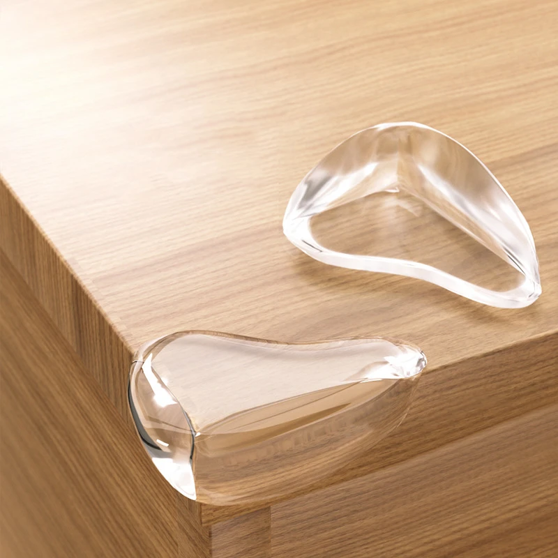 Silicone Rubber Corner Protector 4pcs Child Baby Safety Table Corner Edge Protection Cover Anti Collision Edge Guards furniture corner protector decorative corner cover