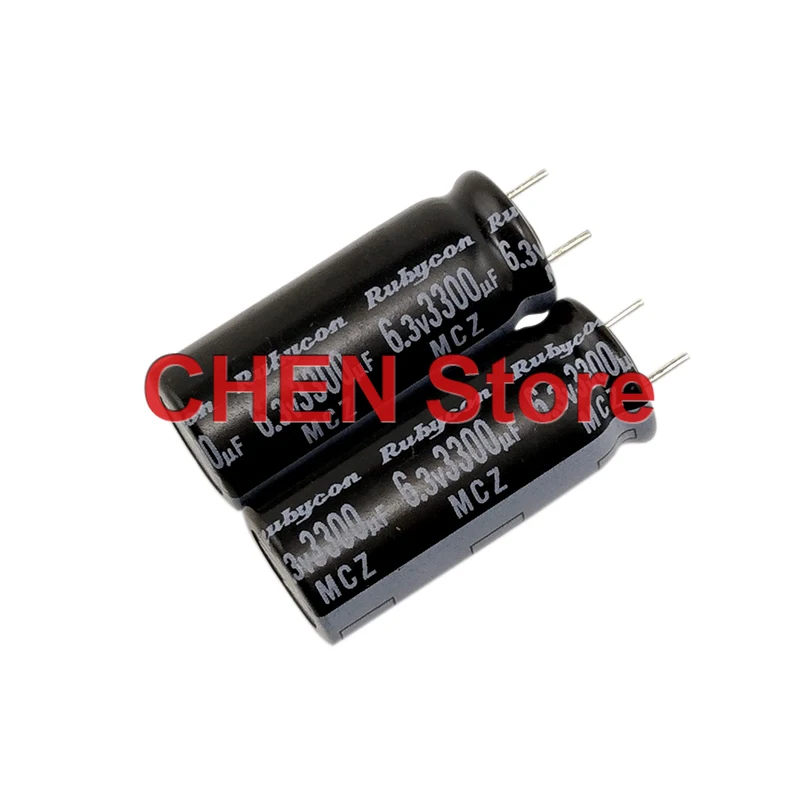 

50PCS NEW RUBYCON MCZ 6.3V3300UF 10X25MM electrolytic capacitor mcz 3300uf 6.3v Ultra low ESR motherboard 3300uF/6.3V