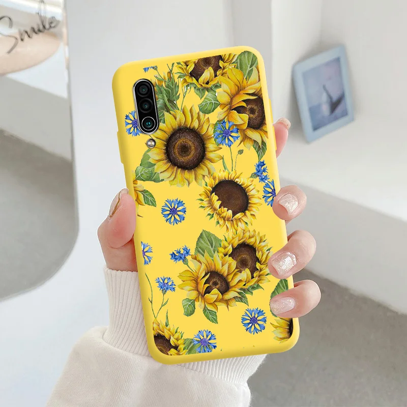 For Meizu 16xs Protective Shell Silicone Soft Shell Phone Case Candy Color Case Fashion Silicone Color Chrysanthemum cases for meizu Cases For Meizu