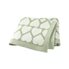 Newborn Baby Blankets Swaddle Wrap 90*70cm Cotton Knit Infant Soft Reversible Stroller Nursery  Bedding Cradle Quilt All Seasons 1