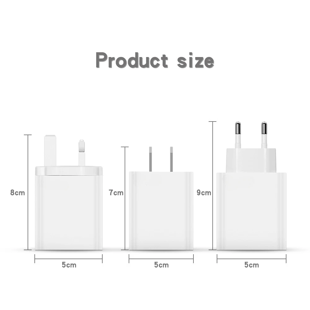 GAN USB 휴대폰 충전기, QC 5.0 4.0 3.0 고속 충전 어댑터, 아이폰 14, 13, 12, 삼성, 화웨이, 리얼미 충전기