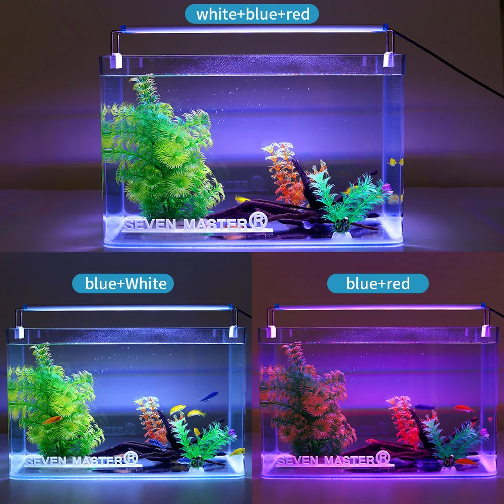 Acquario Super sottile illuminazione a LED pianta acquatica luce  estensibile Clip impermeabile su lampada acquario paesaggio muslimatexlimah  - AliExpress