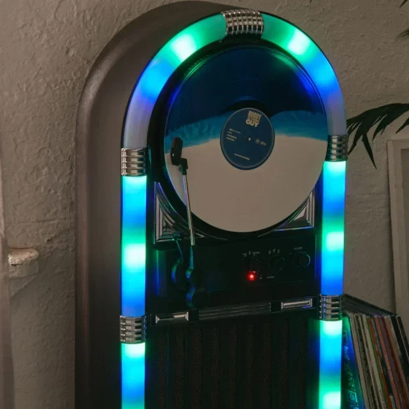 Jukebox LED照明付き アナログプレイヤー S55868ca4655e4d8eaceac35153165