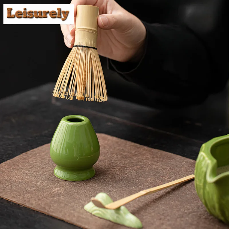 Cactus Tea Set Complete Set Matcha Stirrer Matcha Whisk Japanese Matcha Set Kit Green Tea Powder Matcha Cup Tea Ceremony Craft