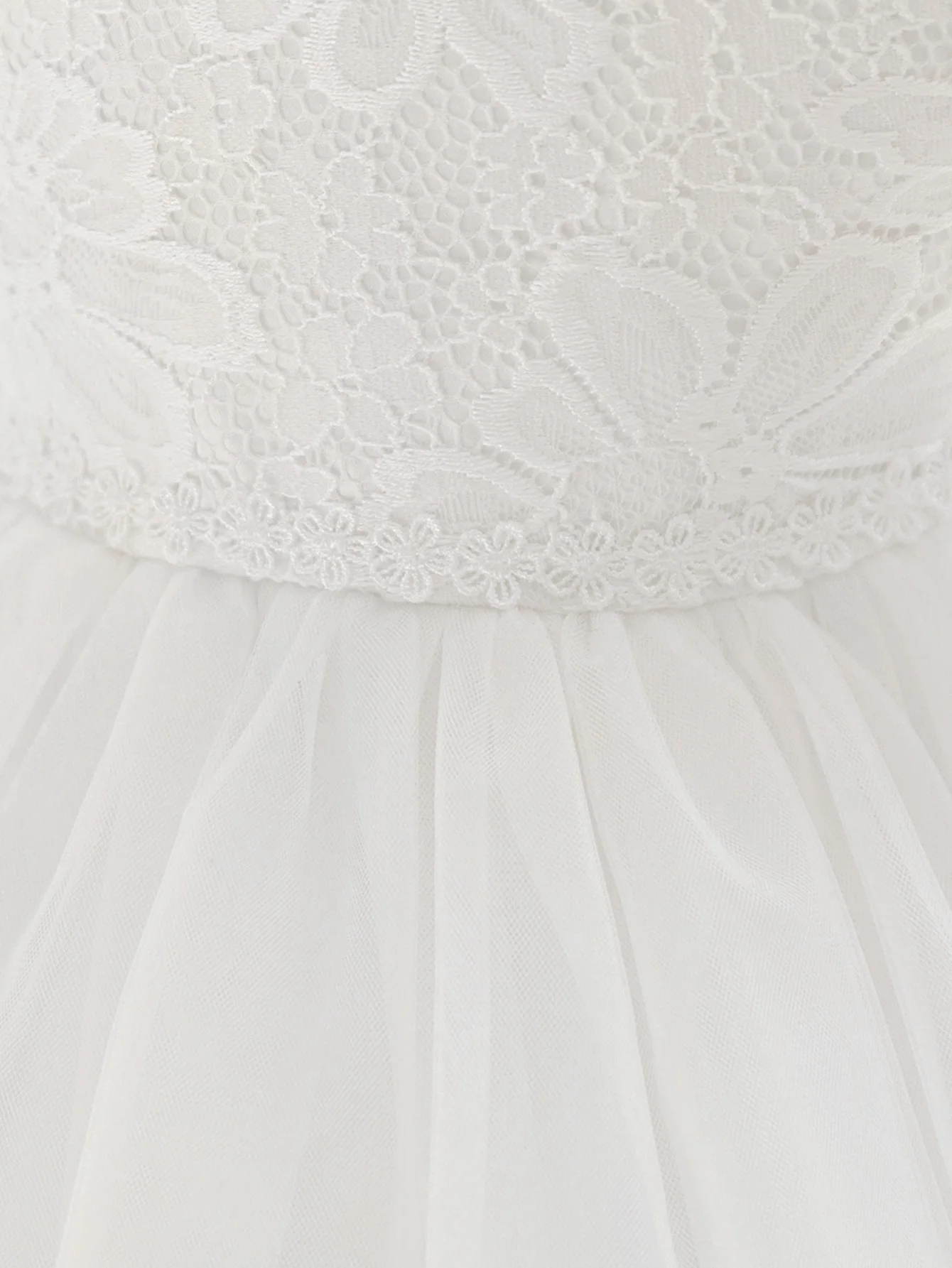 Langärmliges Spitzenkleid für Babys, elegantes High-End-Kleid, geeignet für Geburtstagsfeiern, Geburtstagsfotografie und Fotografie – Detail 8