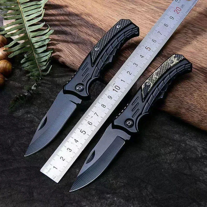 Folding Knife Practical EDC Sharp Stainless Steel Folding Knife Outdoor Camping Tactical Hunting Knife Pocket Blade Sharp and Durable