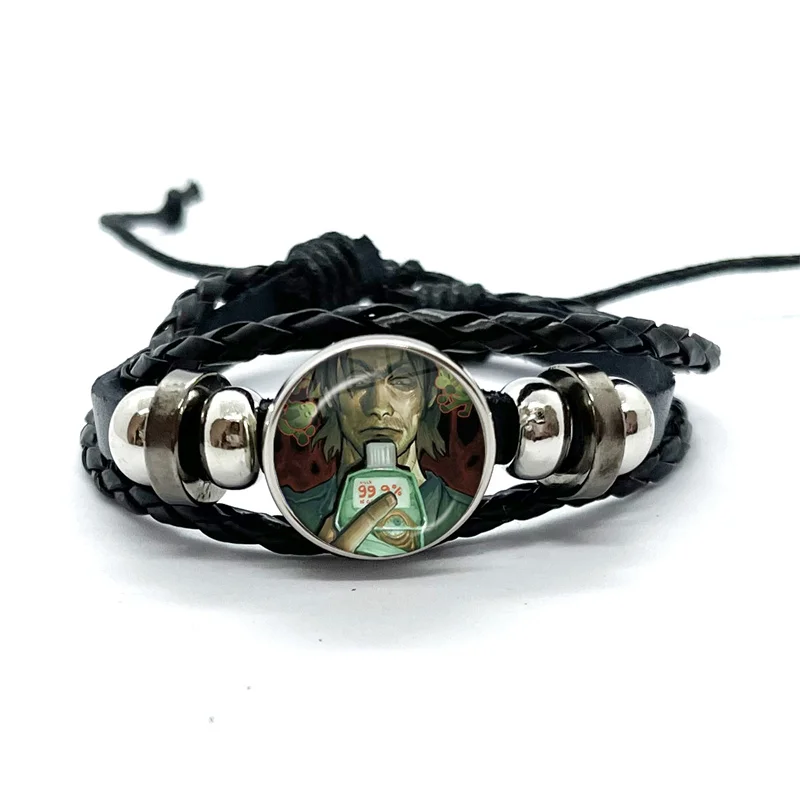 Hot Horror Game Mouthwashing Anya Jimmy Curly Anime Bracelets Art Multilayer Braided Bracelets Bangles Handmade Jewelry Gifts 4