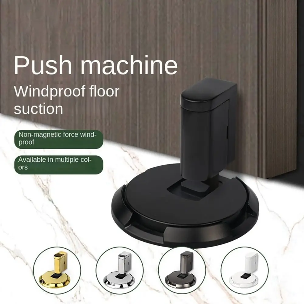 Zinc Alloy Mechanical Door Stopper New Heavy Duty Adjustable Door Holder Anti-collision Hardware Door Suction Furniture