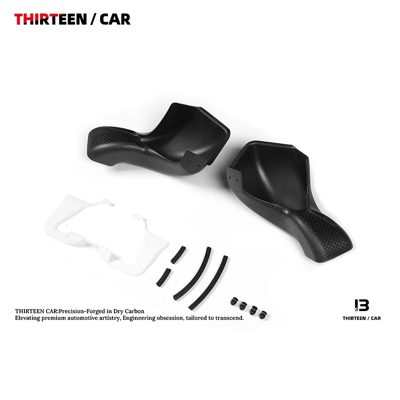 BMW M3 M4 G87 G80 G82용 드라이 카본 파이버 스쿱 무광 에어 인테이크 플레넘 인테리어 데코레이션 시스템 카본 파이버 엔진 후드