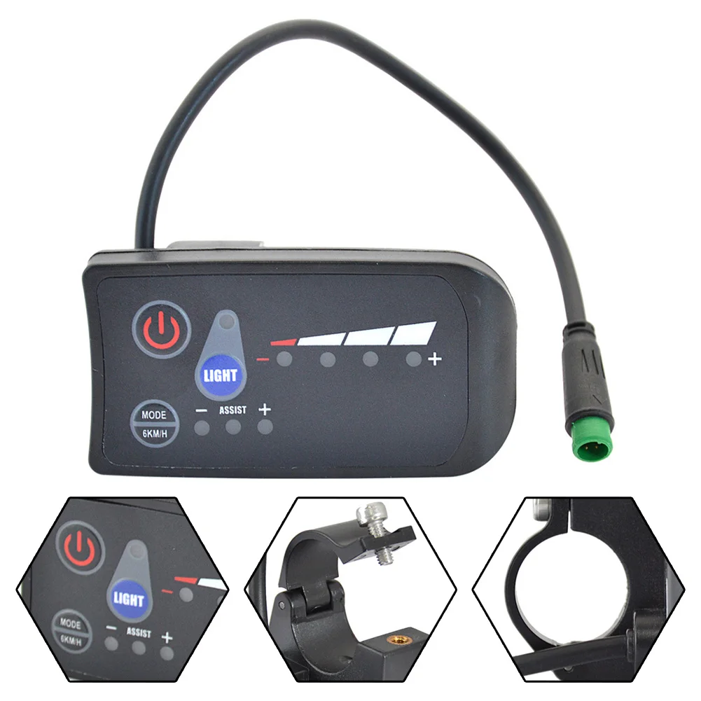

24V/36V/48V S810 Electric Bicycle LED Display Control Panel For NO.2 Communication Protocol Waterproof Cycling Accessories