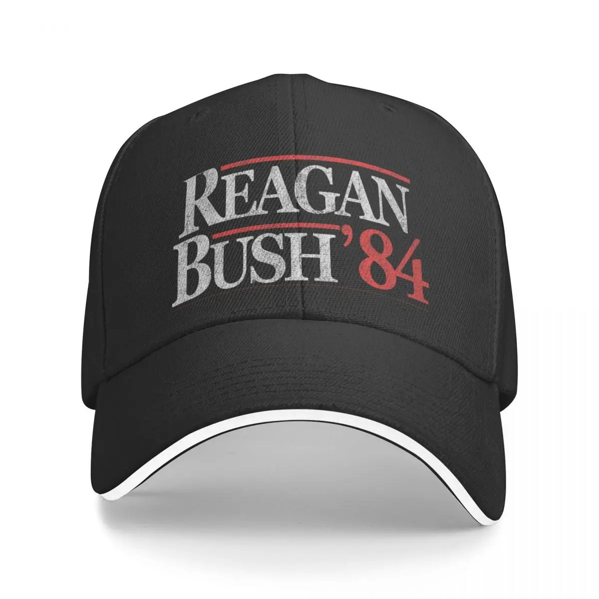 

Vintage Reagan Bush 1984 T-Shirt Baseball Cap Sunhat party Hat New In The Hat New Hat Designer Man Women's