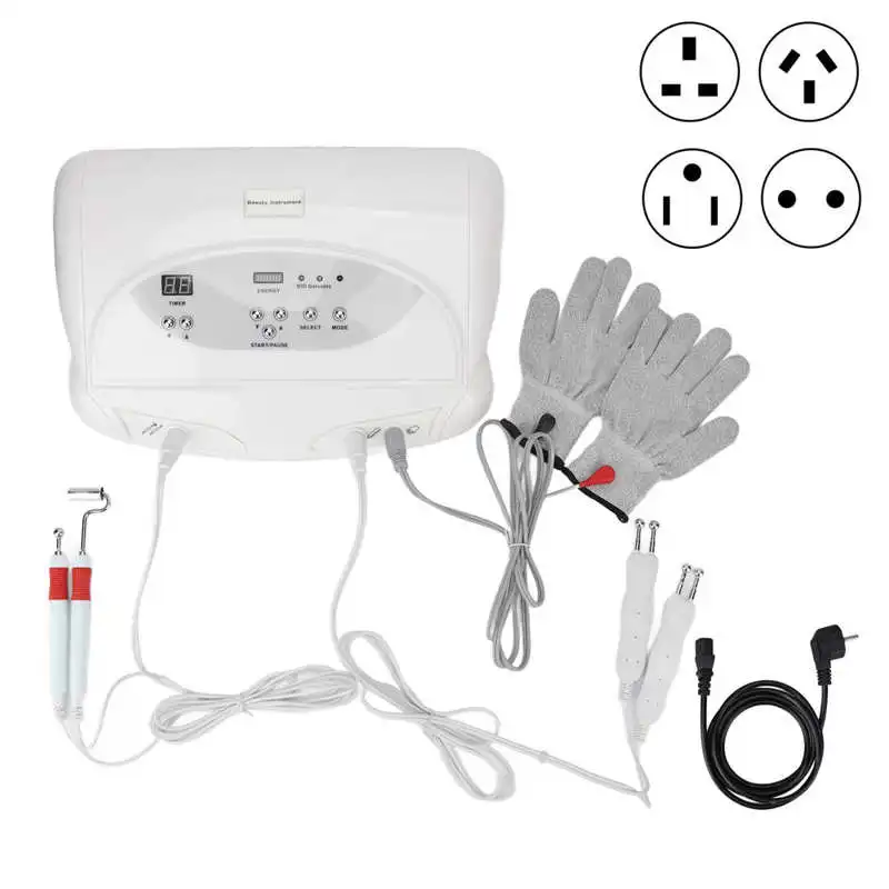 

Electric Skin Lifting Machine Microcurrent BIO Wrinkle Removal Facial Lifting Firm Electrotherapy Machine Tighten Gloves Devices