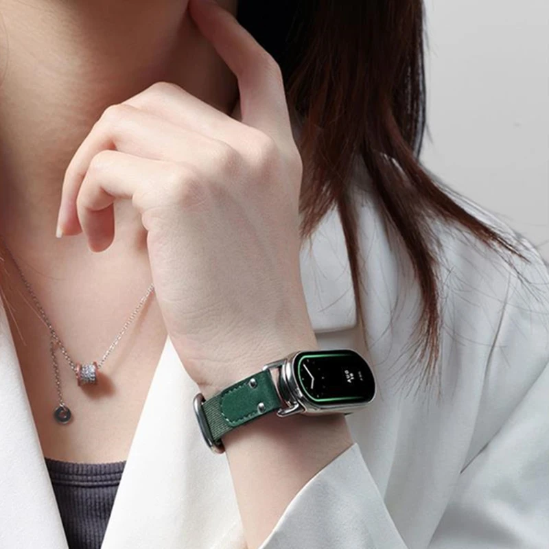 Premium Leather Strap - Sporty Replacement Band